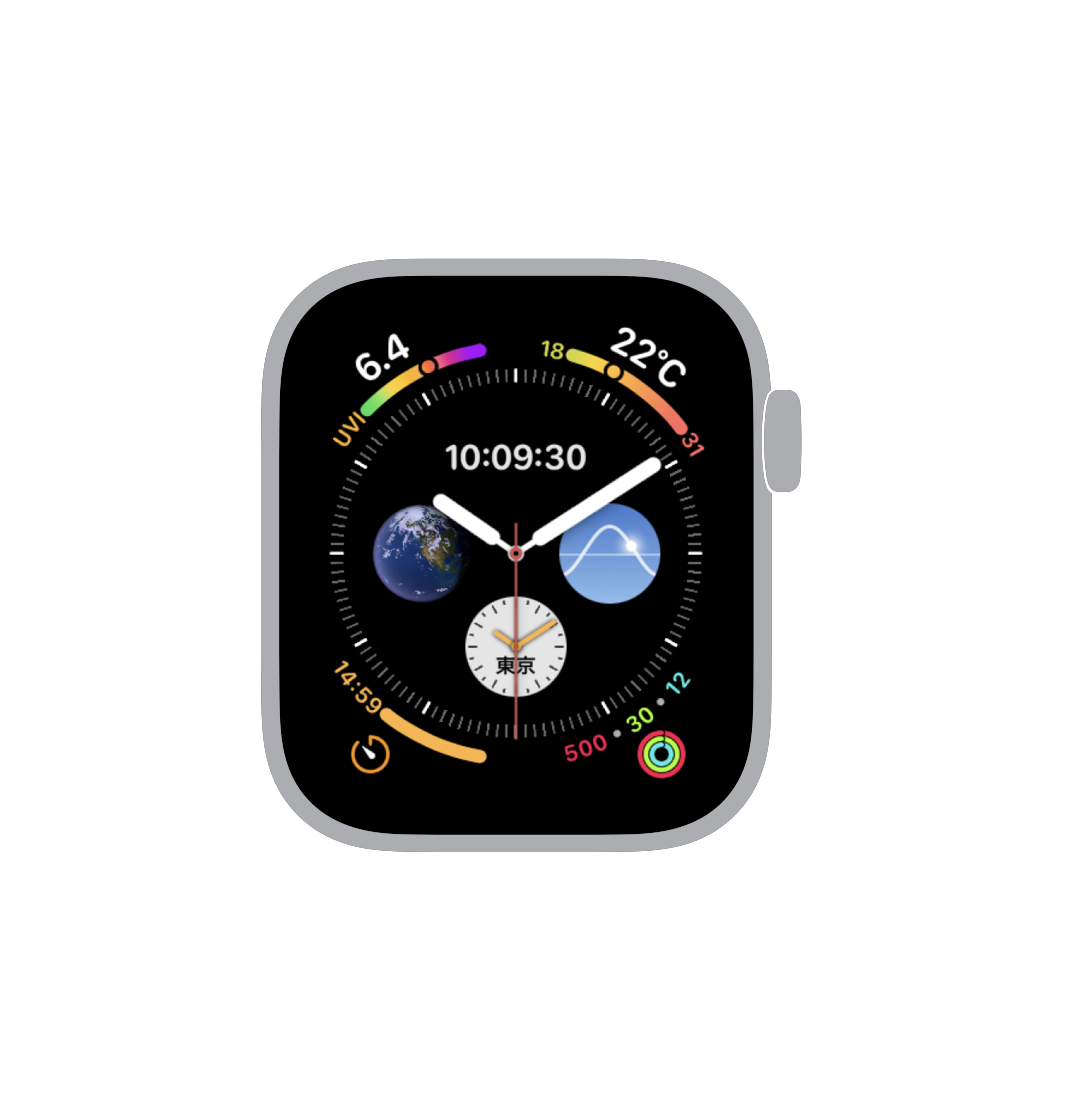 Apple Watch アナログとデジタルを同時に表示できる文字盤3選